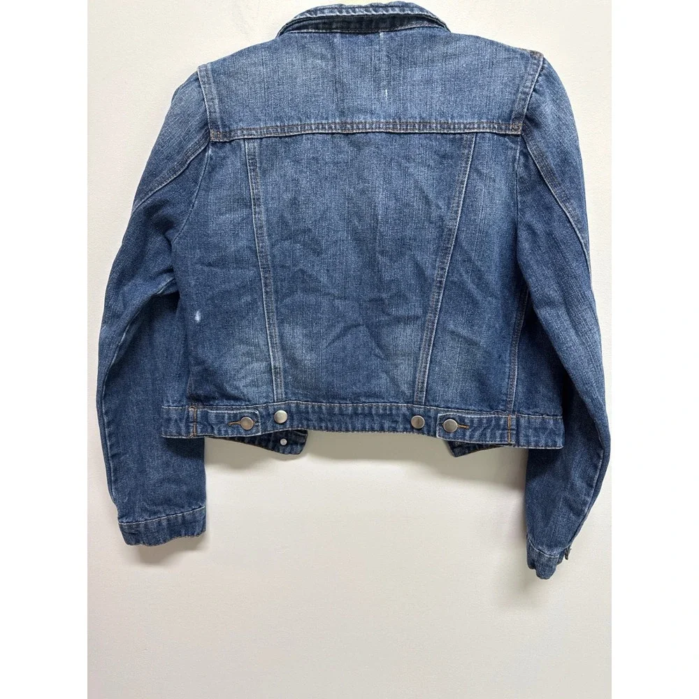 Thread & Supply Blue Denim Jacket Womens Large